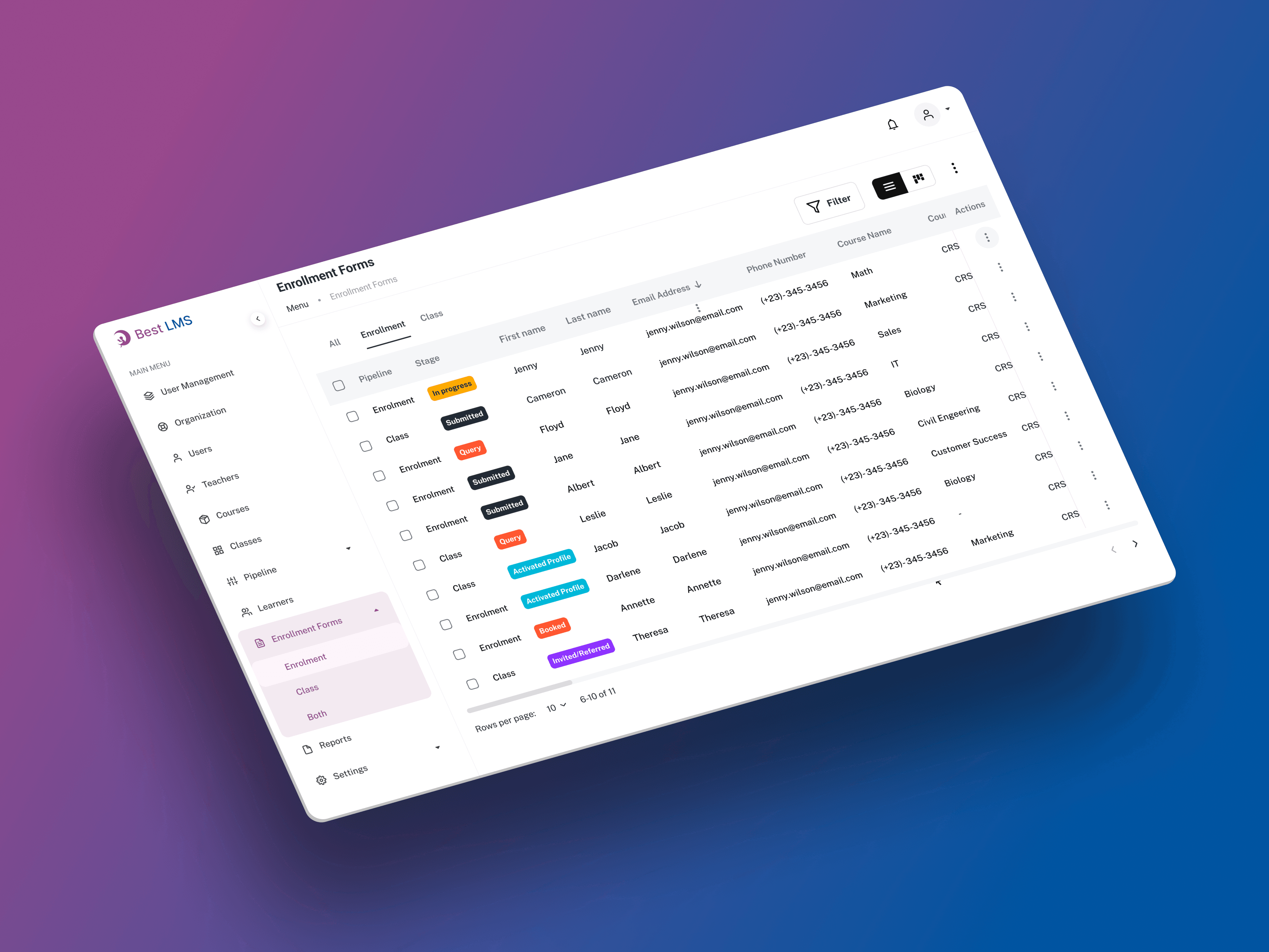 Intelligent enrollment